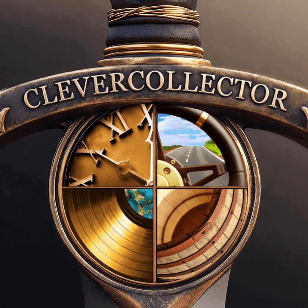 CleverCollector — sword emblem with collector categories